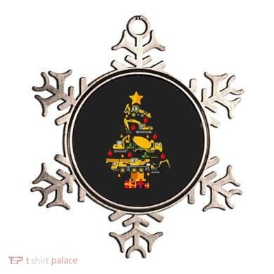 Construction Excavator Christmas Tree Ornament