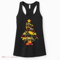 Construction Excavator Christmas Tree Women's Tank Top thumb 0