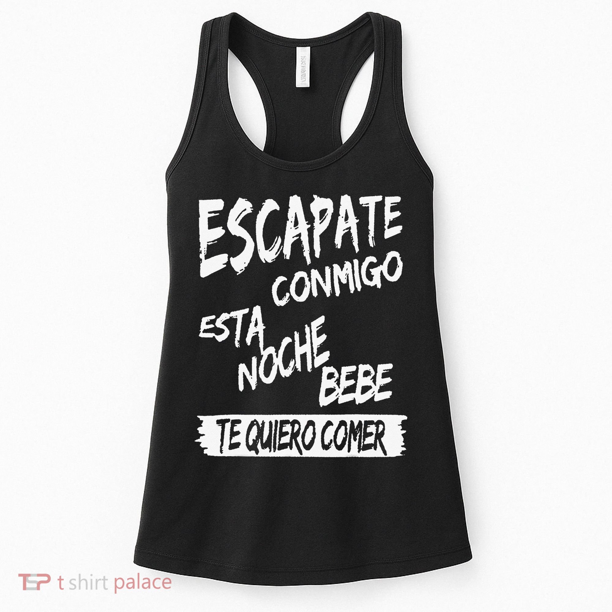 Cool Escapate Conmigo Esta Noche Bebe Women's Tank Top
