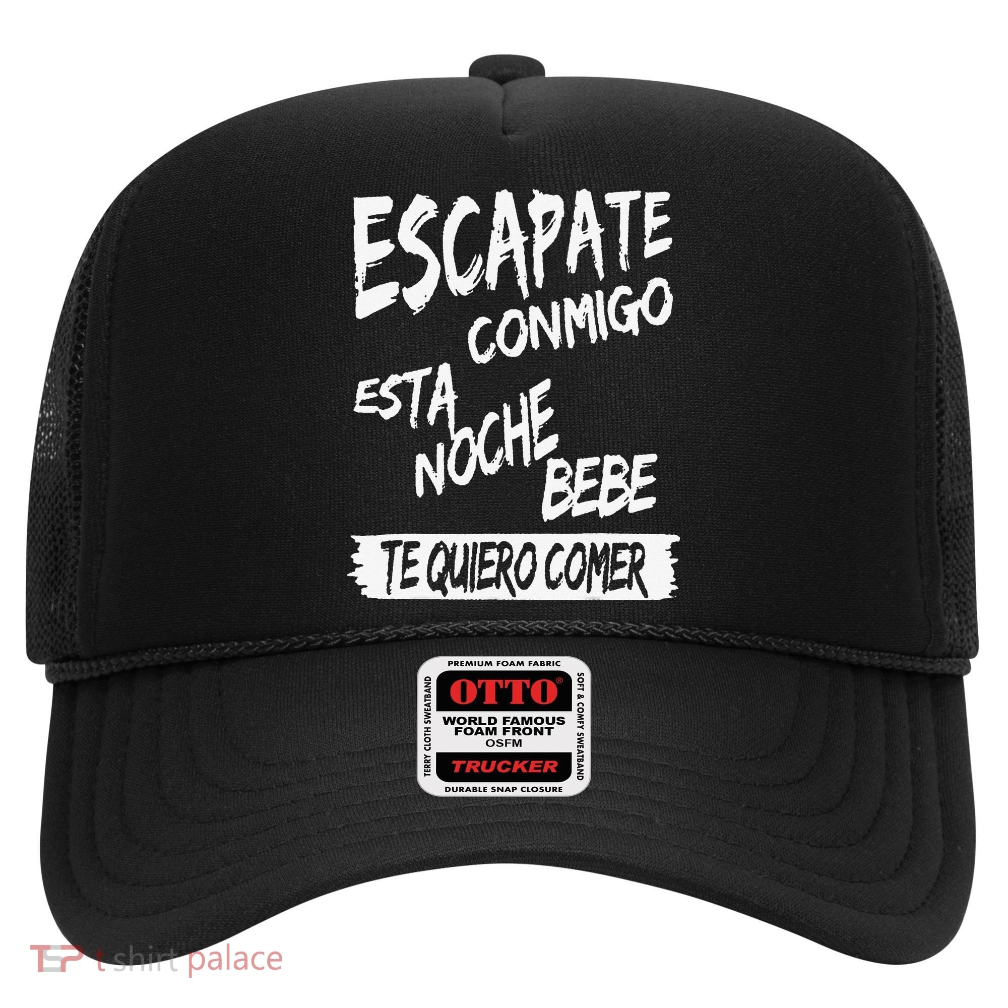 Cool Escapate Conmigo Esta Noche Bebe Hat