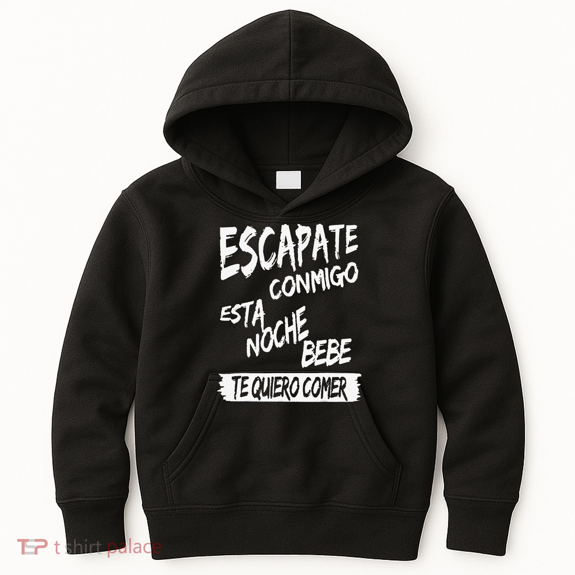 Cool Escapate Conmigo Esta Noche Bebe Kids Hoodie