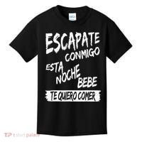 Cool Escapate Conmigo Esta Noche Bebe Kids T-Shirt thumb 0