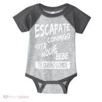 Cool Escapate Conmigo Esta Noche Bebe Infant Baby Jersey Bodysuit thumb 0
