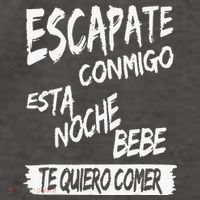 Cool Escapate Conmigo Esta Noche Bebe Vector Backpack thumb 2