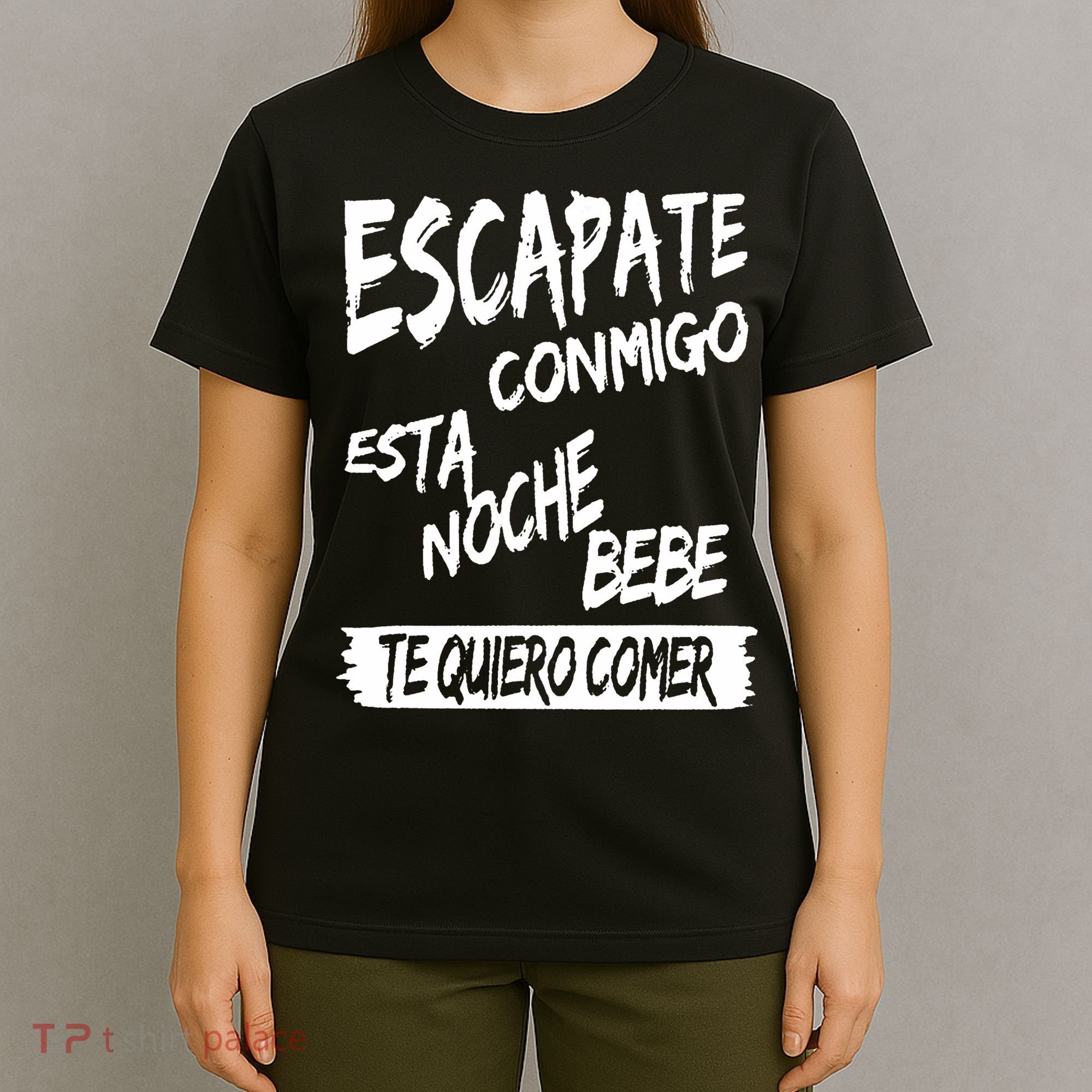Cool Escapate Conmigo Esta Noche Bebe T-Shirt