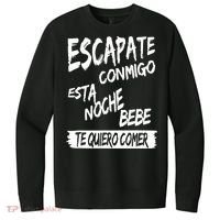 Cool Escapate Conmigo Esta Noche Bebe V.I.T. Fleece Crew Sweatshirt thumb 0
