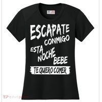 Cool Escapate Conmigo Esta Noche Bebe Women's Cooling Performance Crew T-Shirt thumb 0