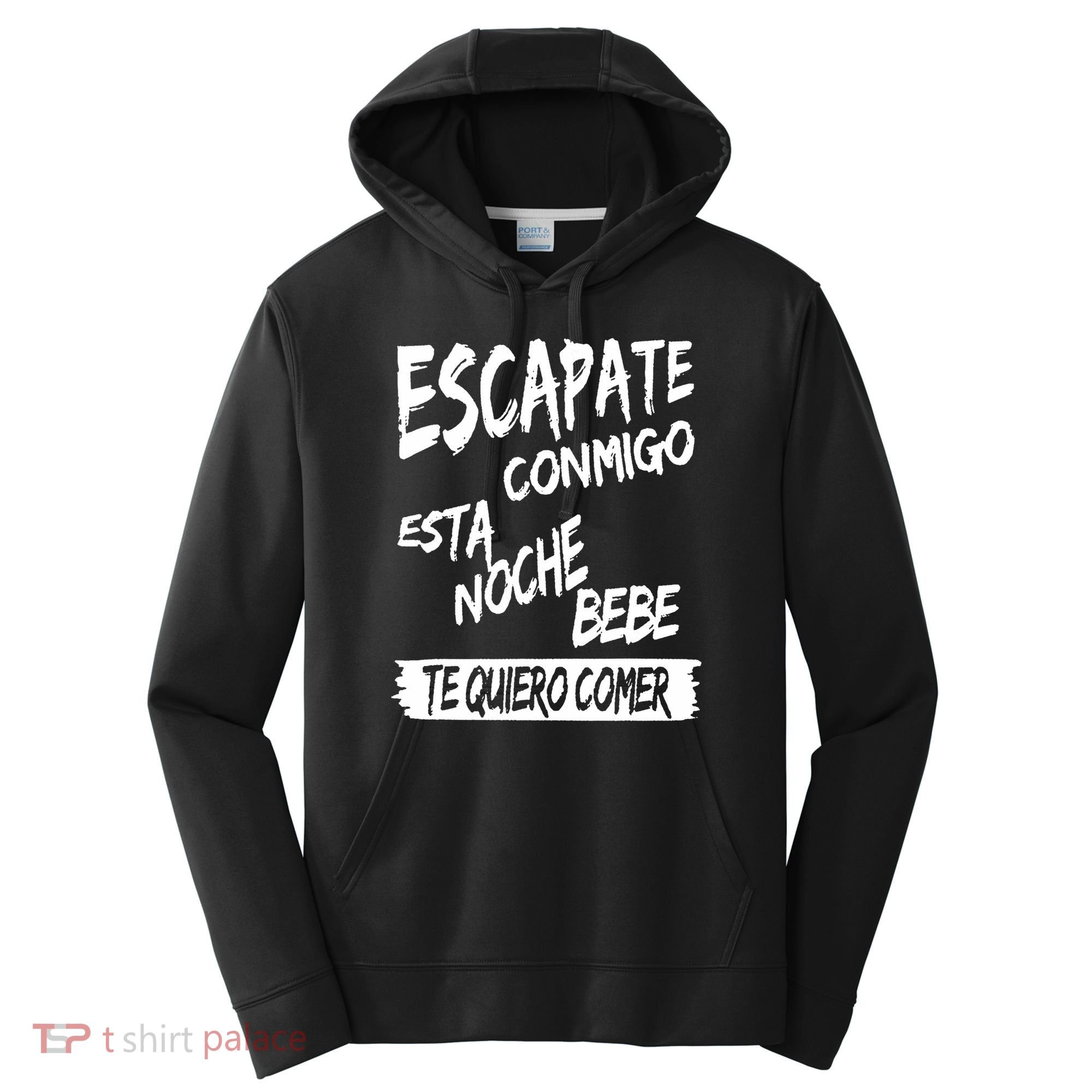 Cool Escapate Conmigo Esta Noche Bebe Performance Fleece Hoodie