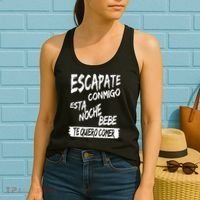 Cool Escapate Conmigo Esta Noche Bebe Women's Tank Top thumb 2