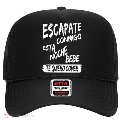 Cool Escapate Conmigo Esta Noche Bebe Hat