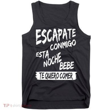 Cool Escapate Conmigo Esta Noche Bebe Tank Top