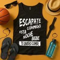 Cool Escapate Conmigo Esta Noche Bebe Tank Top thumb 4