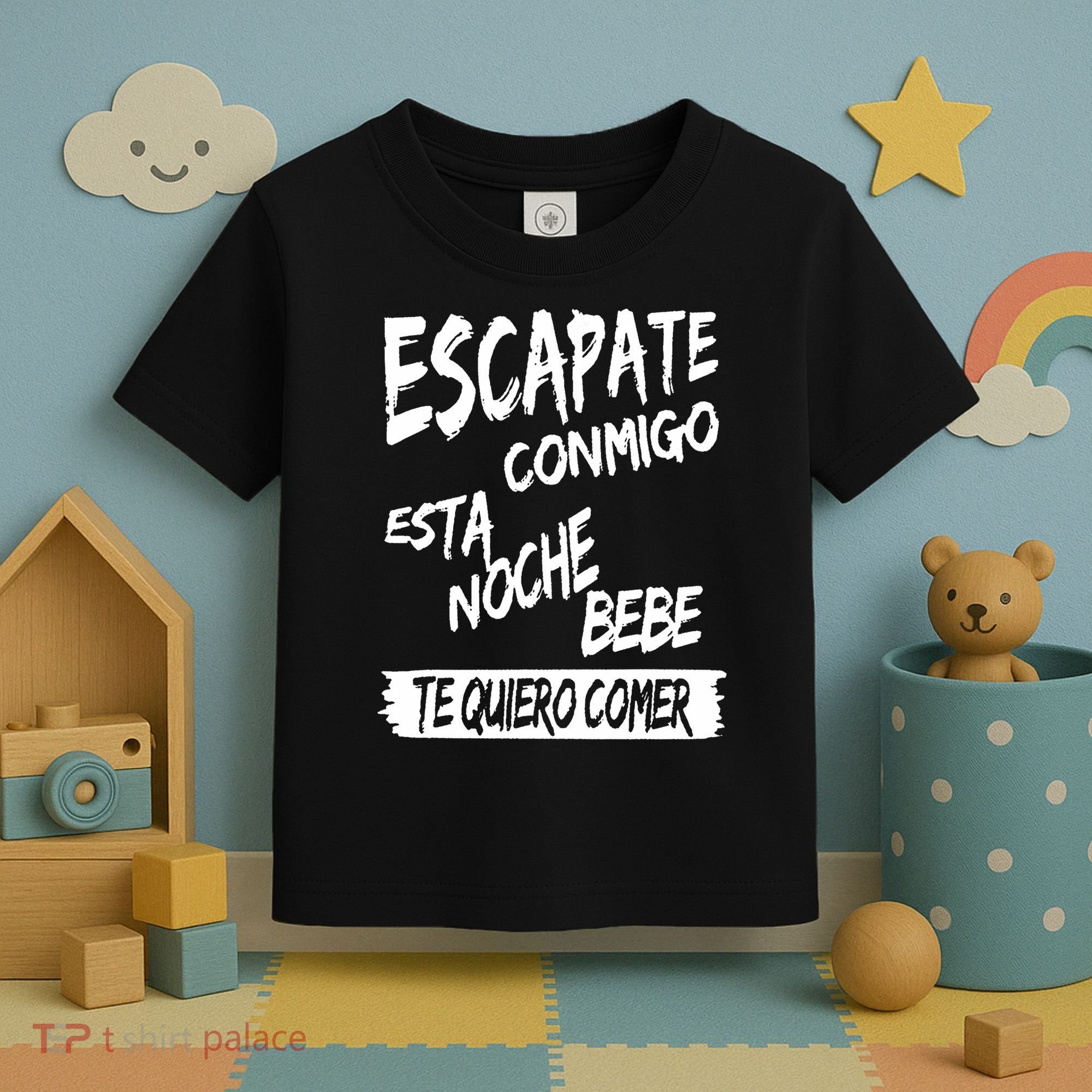 Cool Escapate Conmigo Esta Noche Bebe Toddler T-Shirt