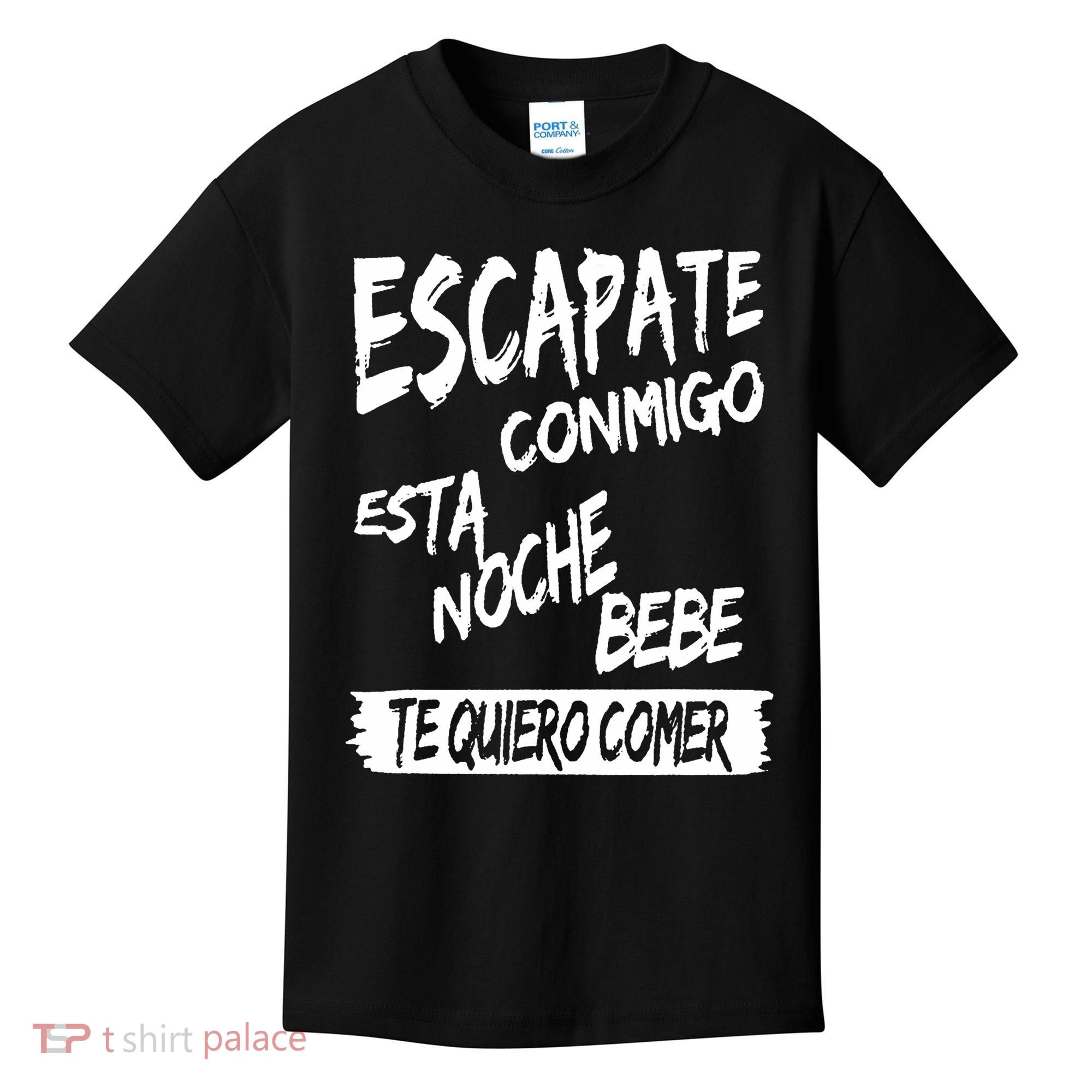 Cool Escapate Conmigo Esta Noche Bebe Kids T-Shirt