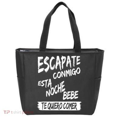 Cool Escapate Conmigo Esta Noche Bebe Tote Bag