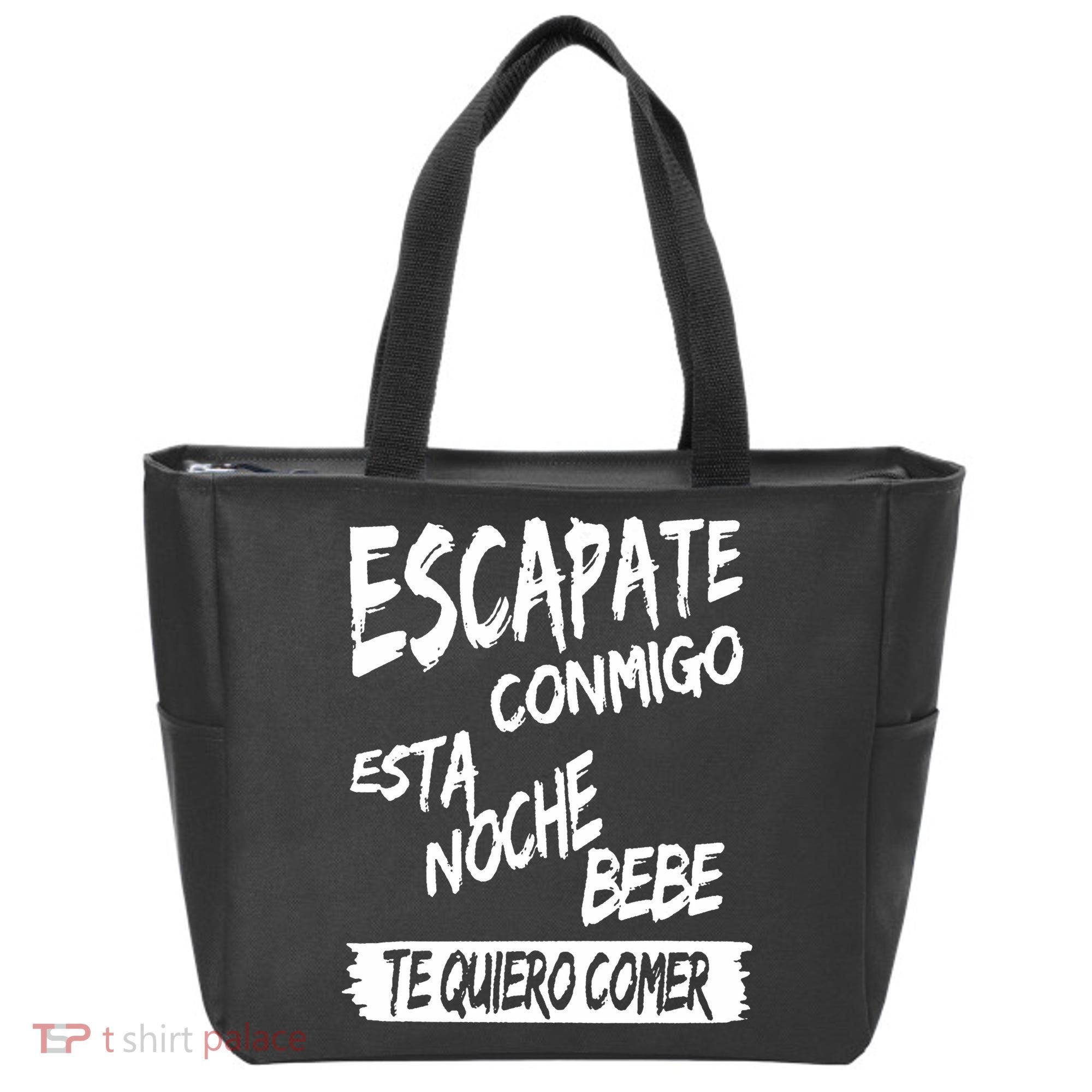 Cool Escapate Conmigo Esta Noche Bebe Tote Bag