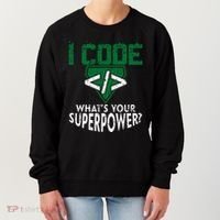 Computer Engineer Coding I Code Superpower Women's Sweatshirt thumb 0