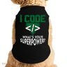 Computer Engineer Coding I Code Superpower Doggie Tank