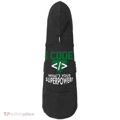 Computer Engineer Coding I Code Superpower Doddie Hoodie