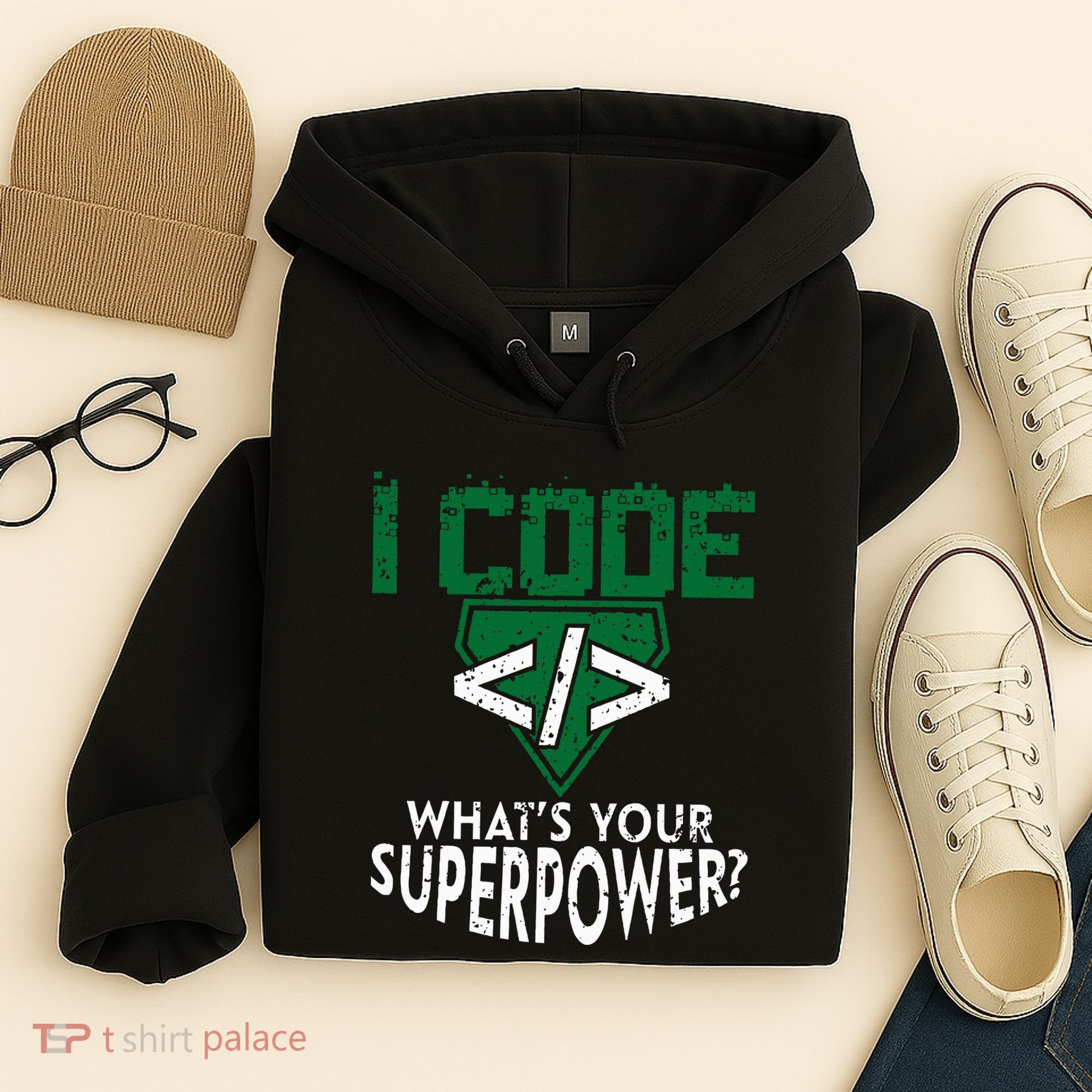 Computer Engineer Coding I Code Superpower Hoodie