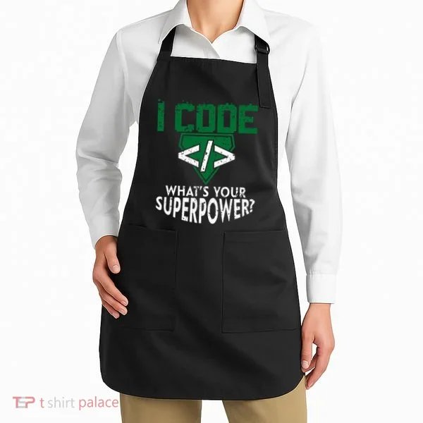 Computer Engineer Coding I Code Superpower Apron