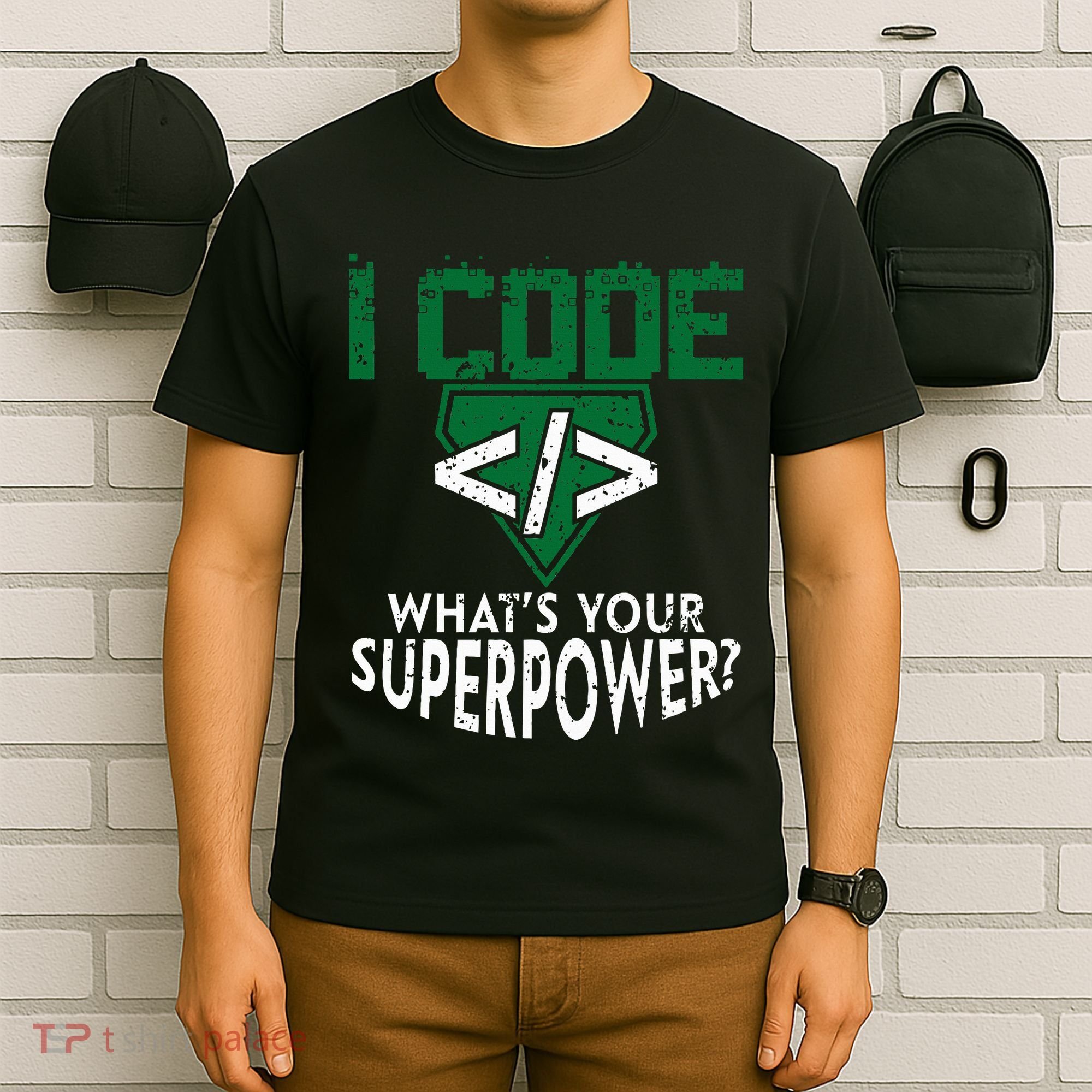 Computer Engineer Coding I Code Superpower T-Shirt