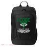 Computer Engineer Coding I Code Superpower City Backpack