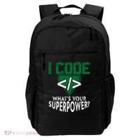 Computer Engineer Coding I Code Superpower Backpack thumb 0