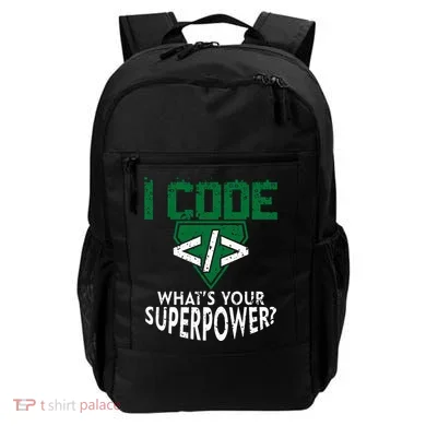 Computer Engineer Coding I Code Superpower Backpack