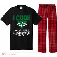 Computer Engineer Coding I Code Superpower Pajama Set thumb 0