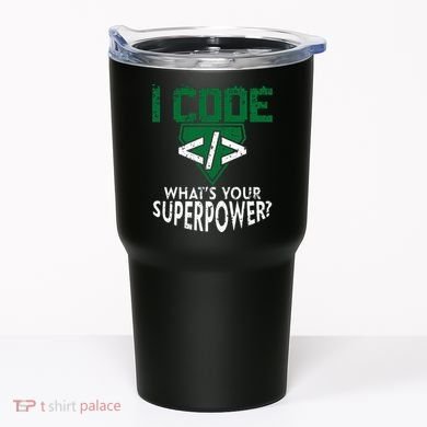 Computer Engineer Coding I Code Superpower Tumbler