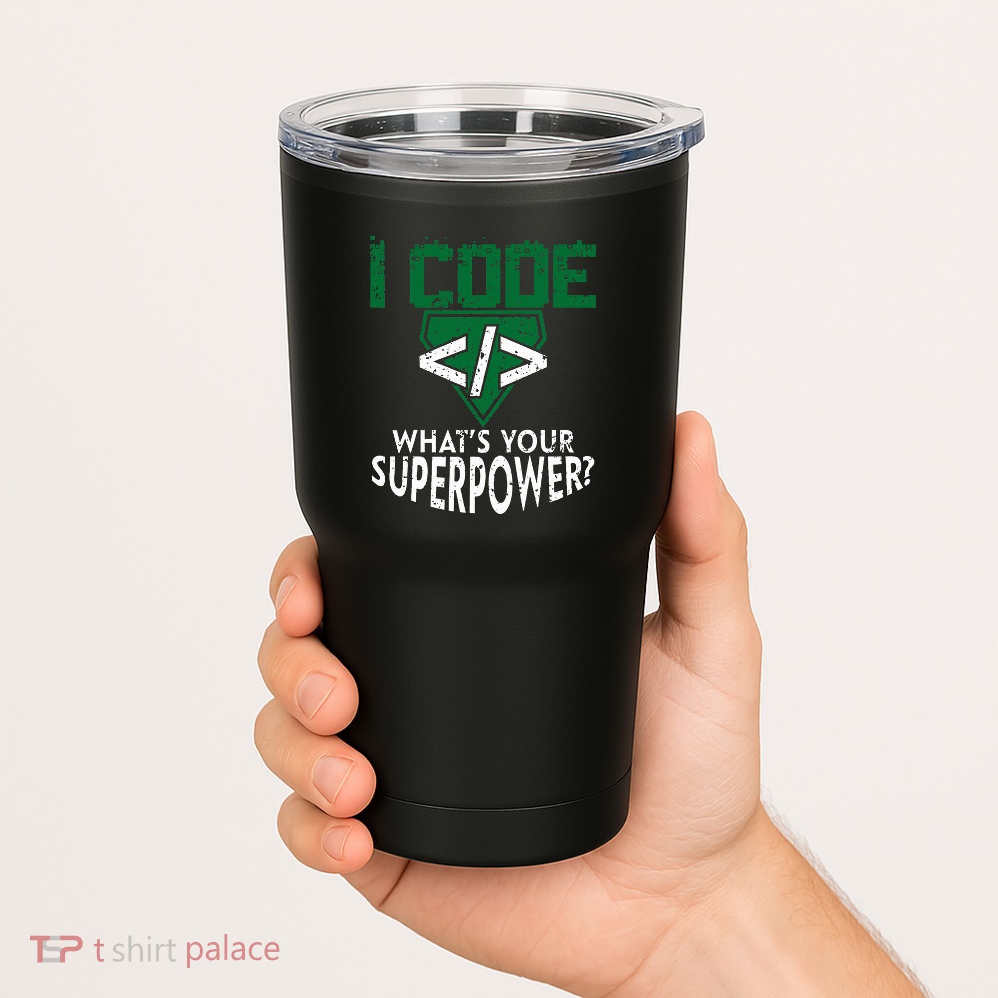 Computer Engineer Coding I Code Superpower Tumbler