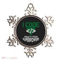 Computer Engineer Coding I Code Superpower Ornament thumb 0