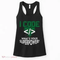 Computer Engineer Coding I Code Superpower Women's Tank Top thumb 0