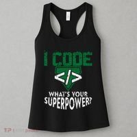 Computer Engineer Coding I Code Superpower Women's Tank Top thumb 3