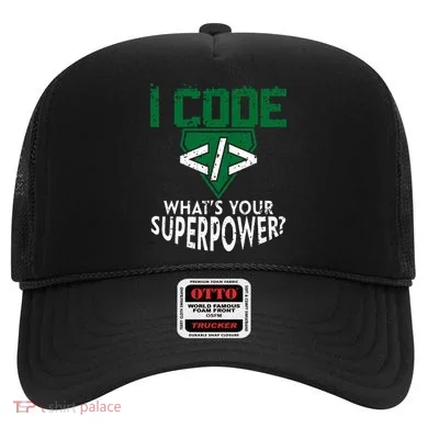 Computer Engineer Coding I Code Superpower Hat