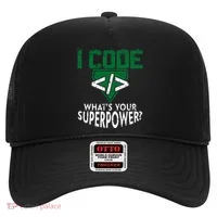 Computer Engineer Coding I Code Superpower Hat thumb 0