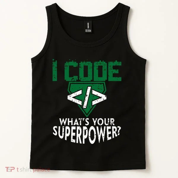 Computer Engineer Coding I Code Superpower Tank Top