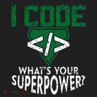 Computer Engineer Coding I Code Superpower Golf Towel thumb 3