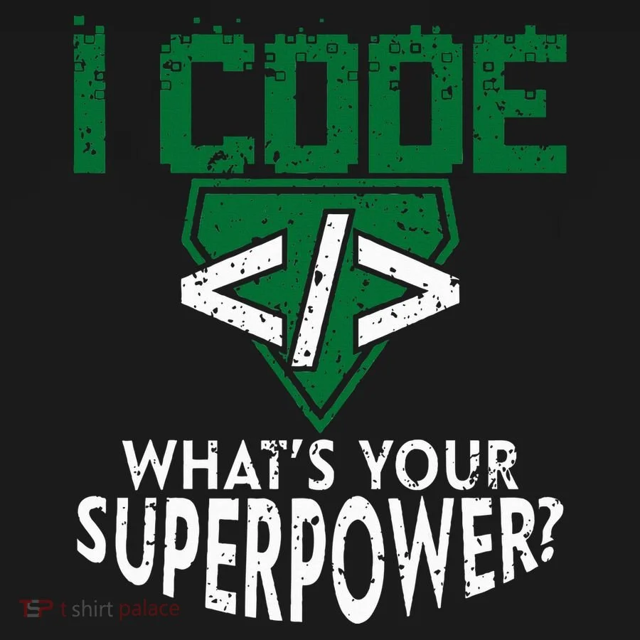 Computer Engineer Coding I Code Superpower Women's V-Neck T-Shirt