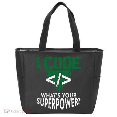 Computer Engineer Coding I Code Superpower Tote Bag