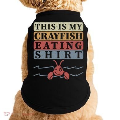 Crayfish Eating Crawfish Season Cute Gift Doggie Tank