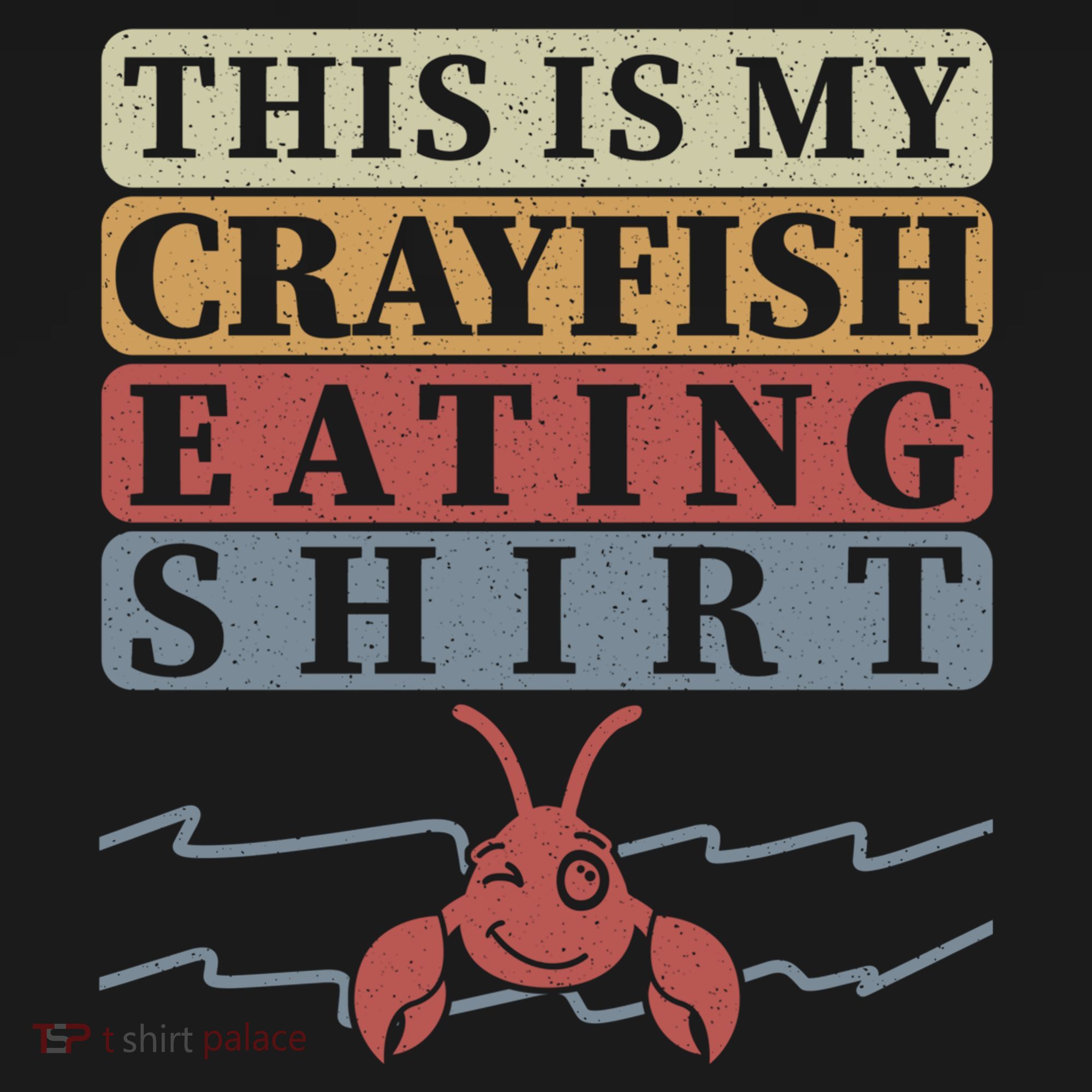 Crayfish Eating Crawfish Season Cute Gift Doggie Tank