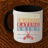 Crayfish Eating Crawfish Season Cute Gift Coffee Mug thumb 2