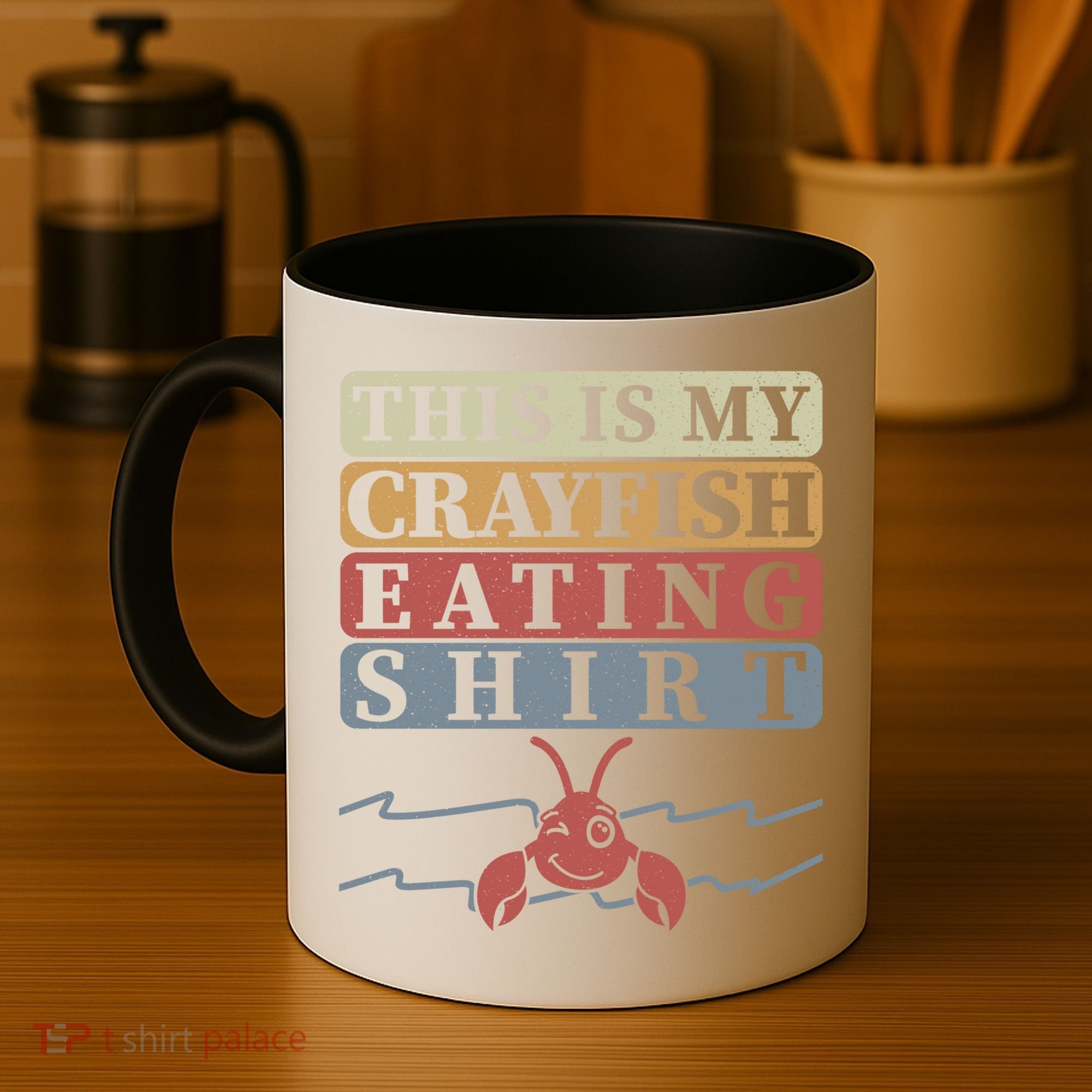 Crayfish Eating Crawfish Season Cute Gift Coffee Mug