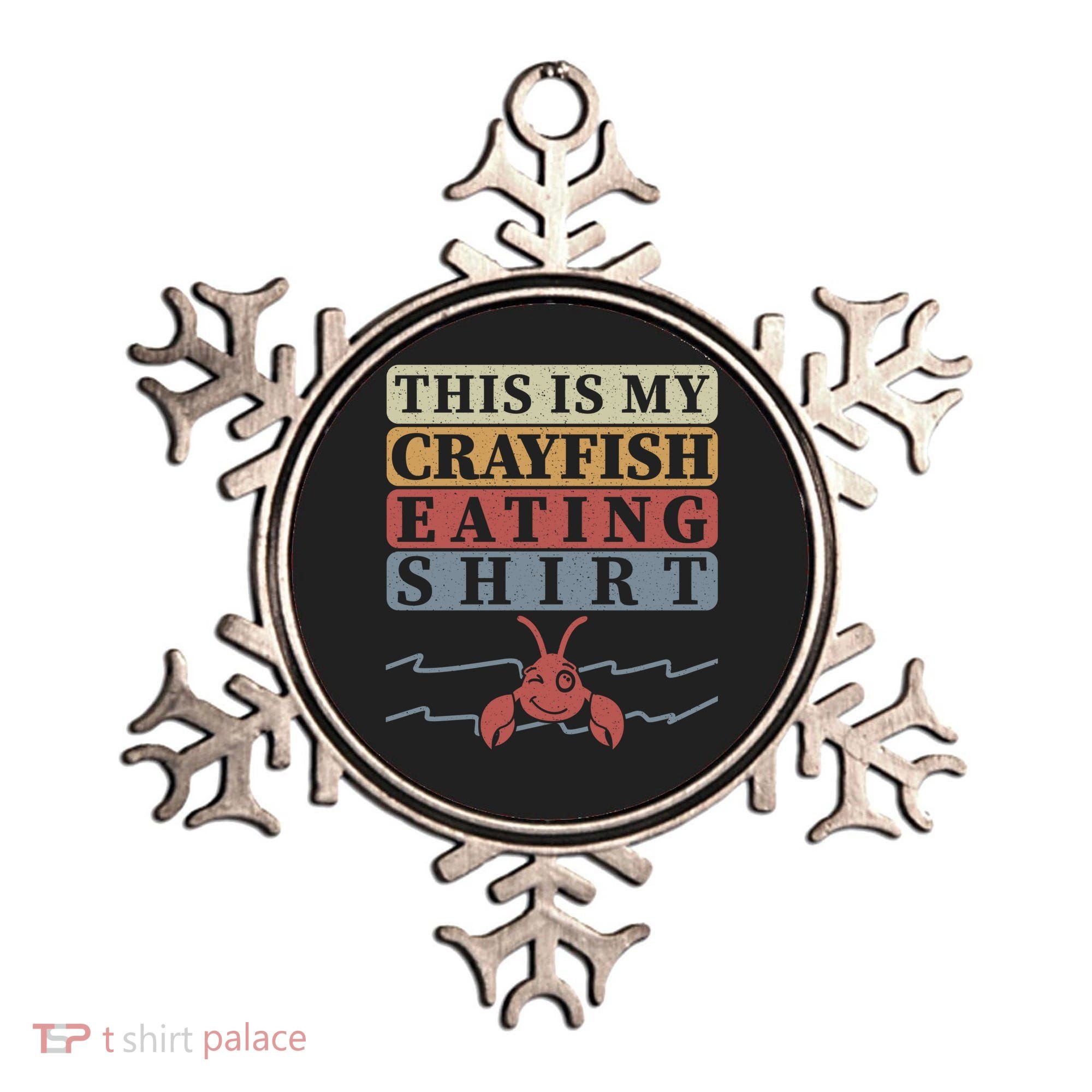 Crayfish Eating Crawfish Season Cute Gift Ornament