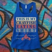 Crayfish Eating Crawfish Season Cute Gift Women's Tank Top thumb 3