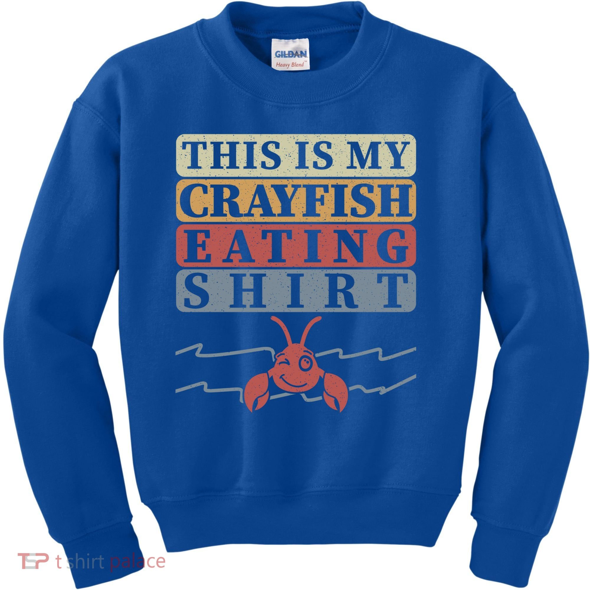 Crayfish Eating Crawfish Season Cute Gift Kids Sweatshirt