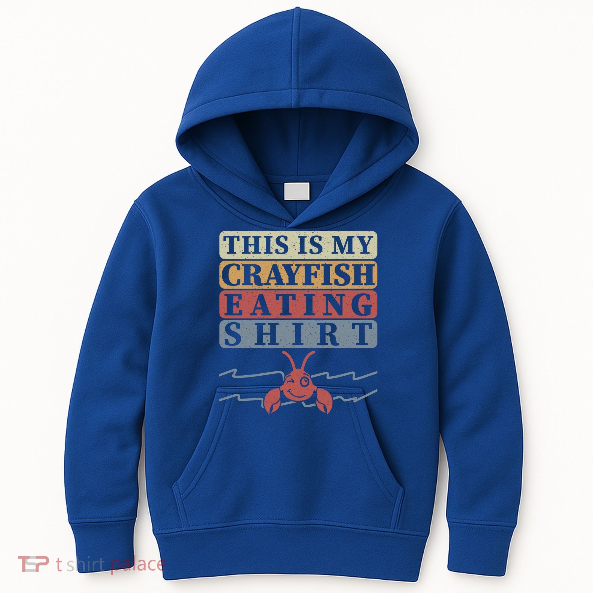 Crayfish Eating Crawfish Season Cute Gift Kids Hoodie
