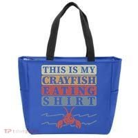 Crayfish Eating Crawfish Season Cute Gift Tote Bag thumb 0